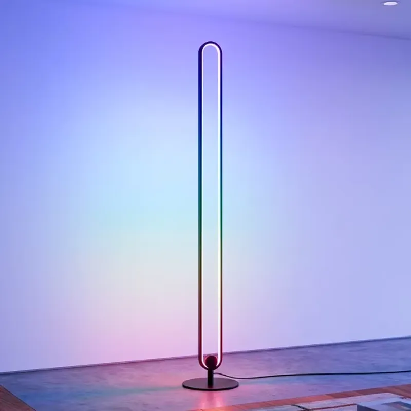 Interior Design Exhibition - Modern Nordic LED Floor Lamp Simple