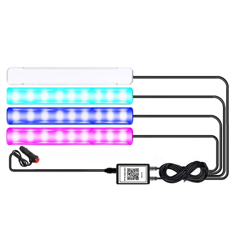 Interior Design Apps - A30F-Car LED Lights Interior Smart With