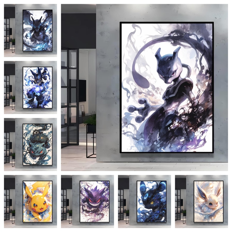 Interior Design Modern - Classic Pokemon HD Canvas Painting Anime