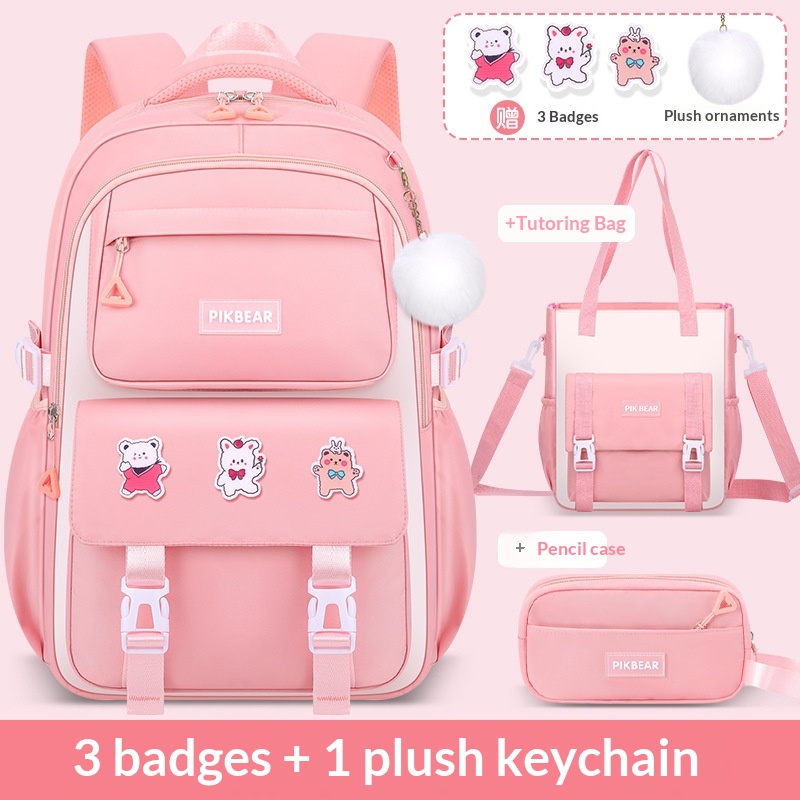 Pikbear Kawaii School Bags Set - Interior Design Handbook ulasan dan harga
