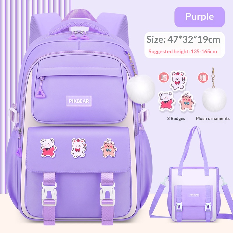 Pikbear Kawaii School Bags Set - Interior Design Handbook ulasan dan harga