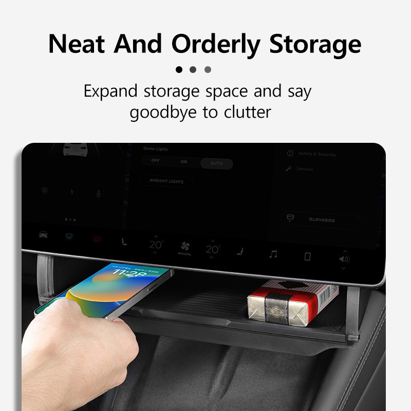 Under-Screen Storage Box For T - Interior Design Presentation ulasan dan harga