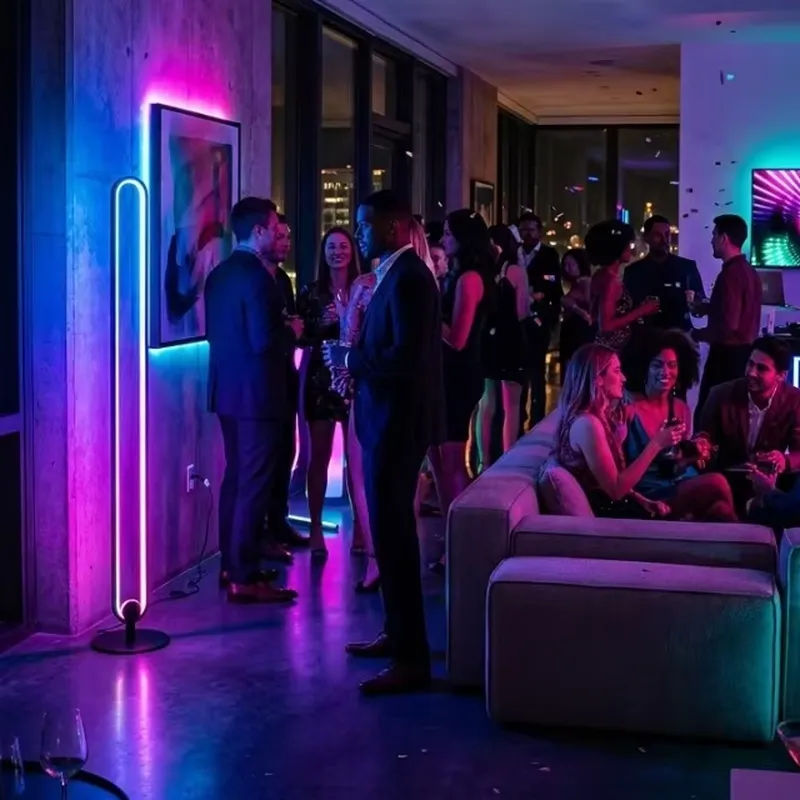 Modern Nordic LED Floor Lamp S - Interior Design Exhibition ulasan dan harga