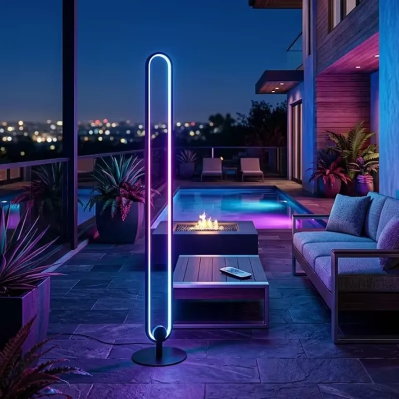 Modern Nordic LED Floor Lamp S - Interior Design Exhibition ulasan dan harga