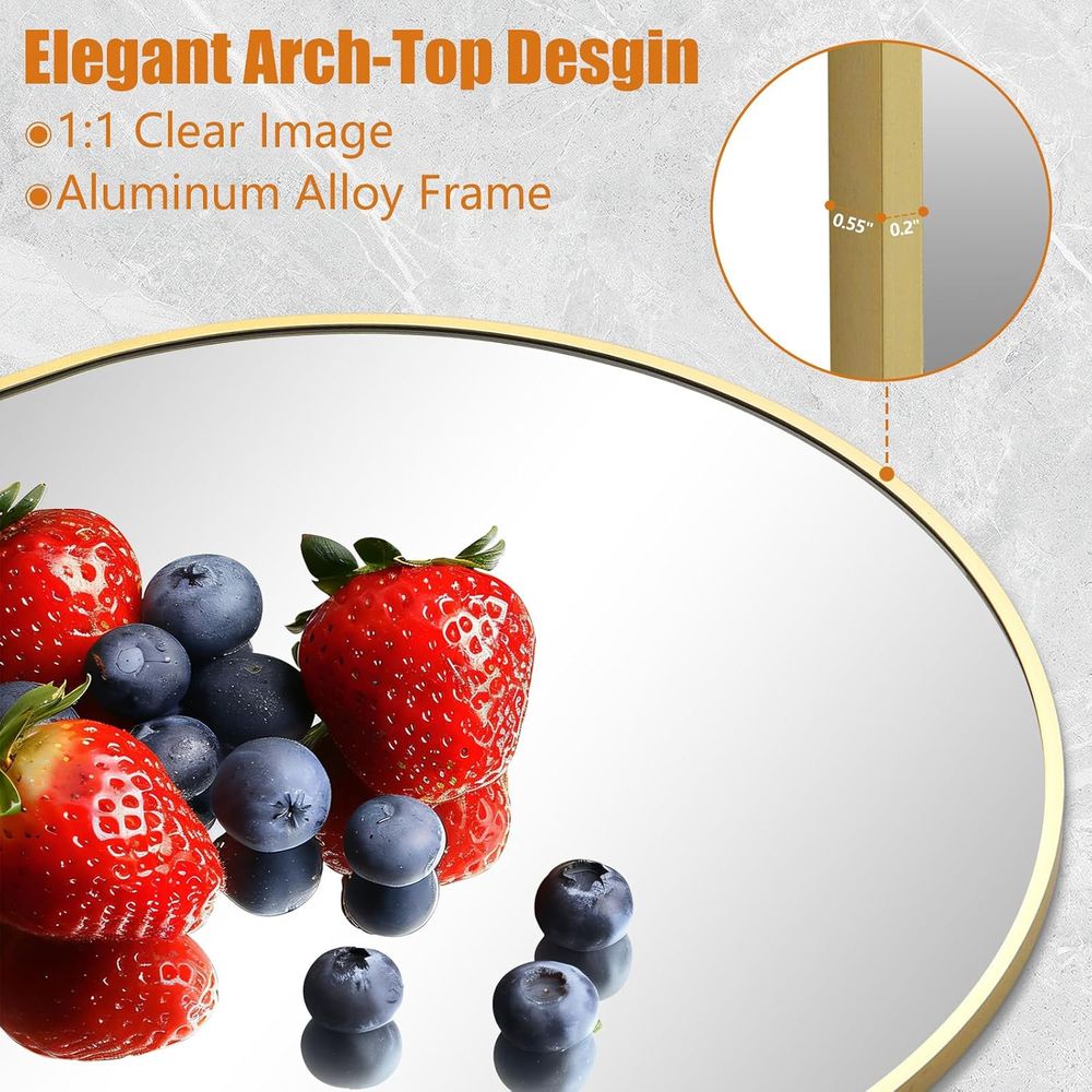 Arched ull Length Mirror, 76x3 - Arch Mirror Leaning ulasan dan harga