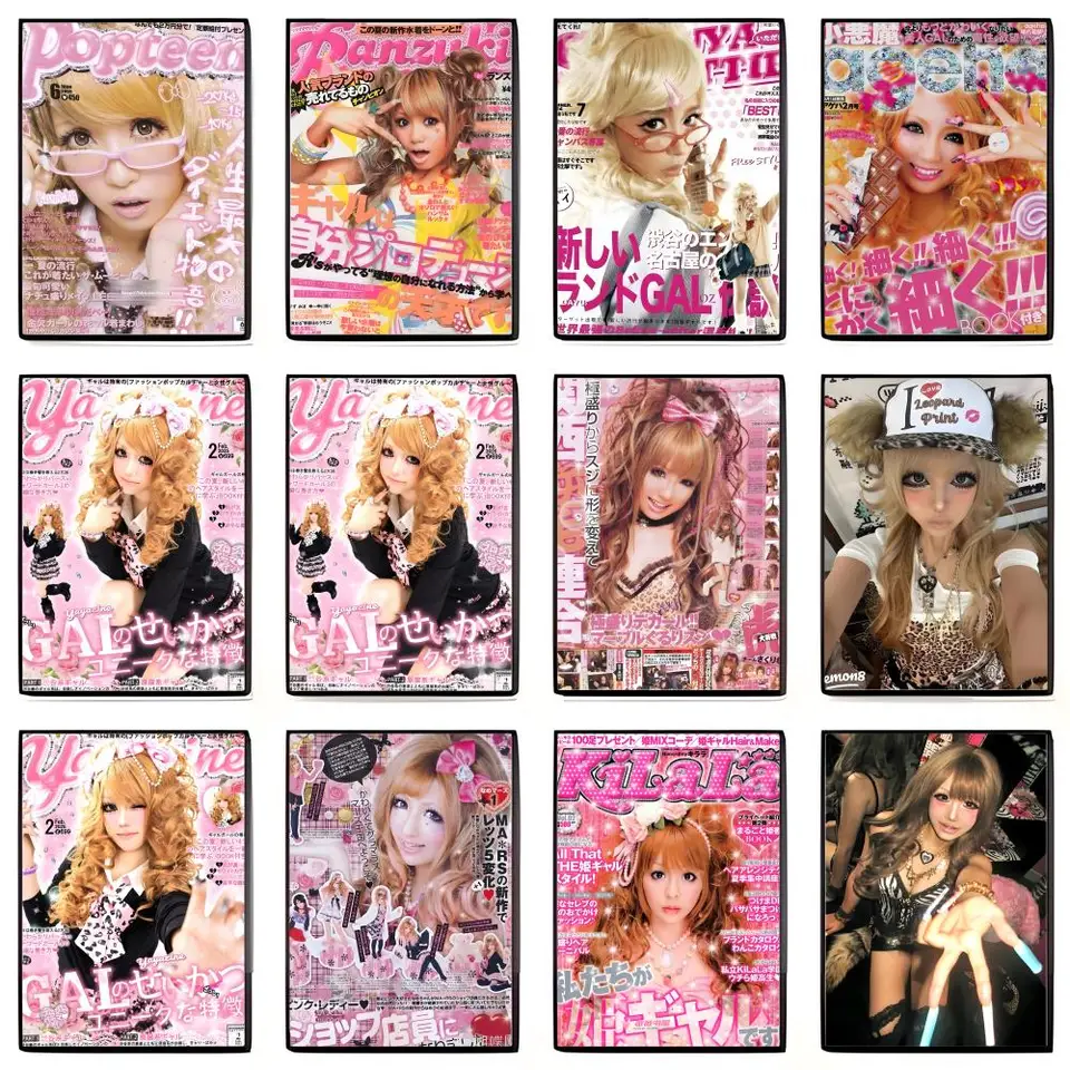 Cool Gyaru Wall Art Sticker |  - Interior Design Modern ulasan dan harga