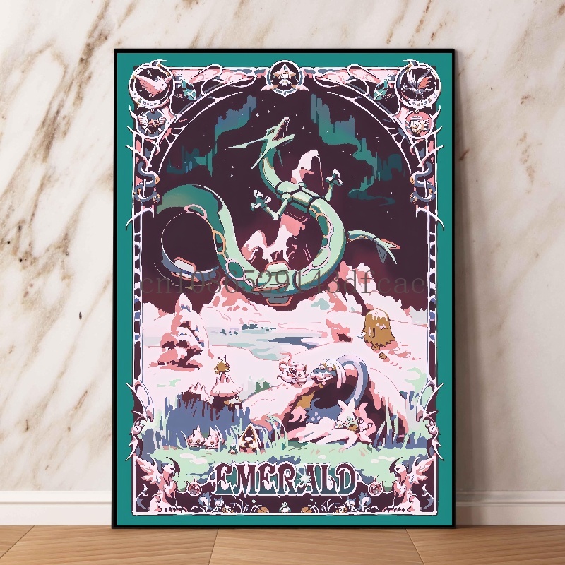 Pokemon Retro Cartoon Poster C - Interior Design Modern ulasan dan harga