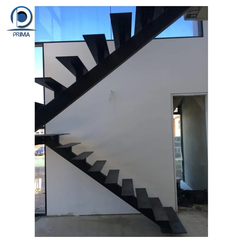 custom.Single Stringer Stairca - Interior Design Modern ulasan dan harga