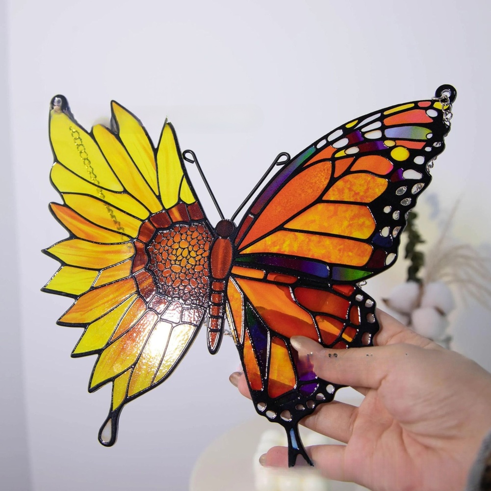 Butterfly Sunflower Window Orn - Interior Design Modern ulasan dan harga