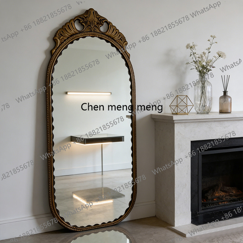 b567 European retro arched flo - Arch Mirror Leaning ulasan dan harga