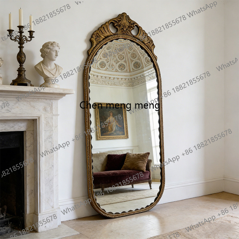 b567 European retro arched flo - Arch Mirror Leaning ulasan dan harga