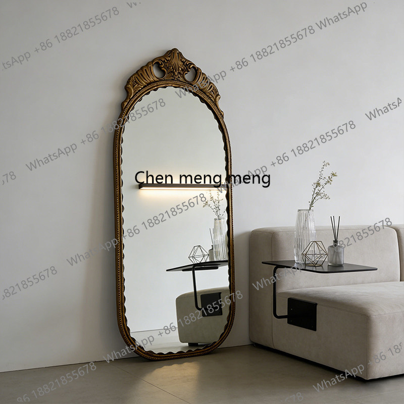 b567 European retro arched flo - Arch Mirror Leaning ulasan dan harga