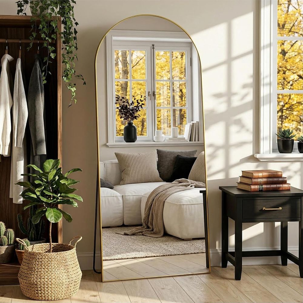 Arched ull Length Mirror 71 x  - Arch Mirror Leaning ulasan dan harga