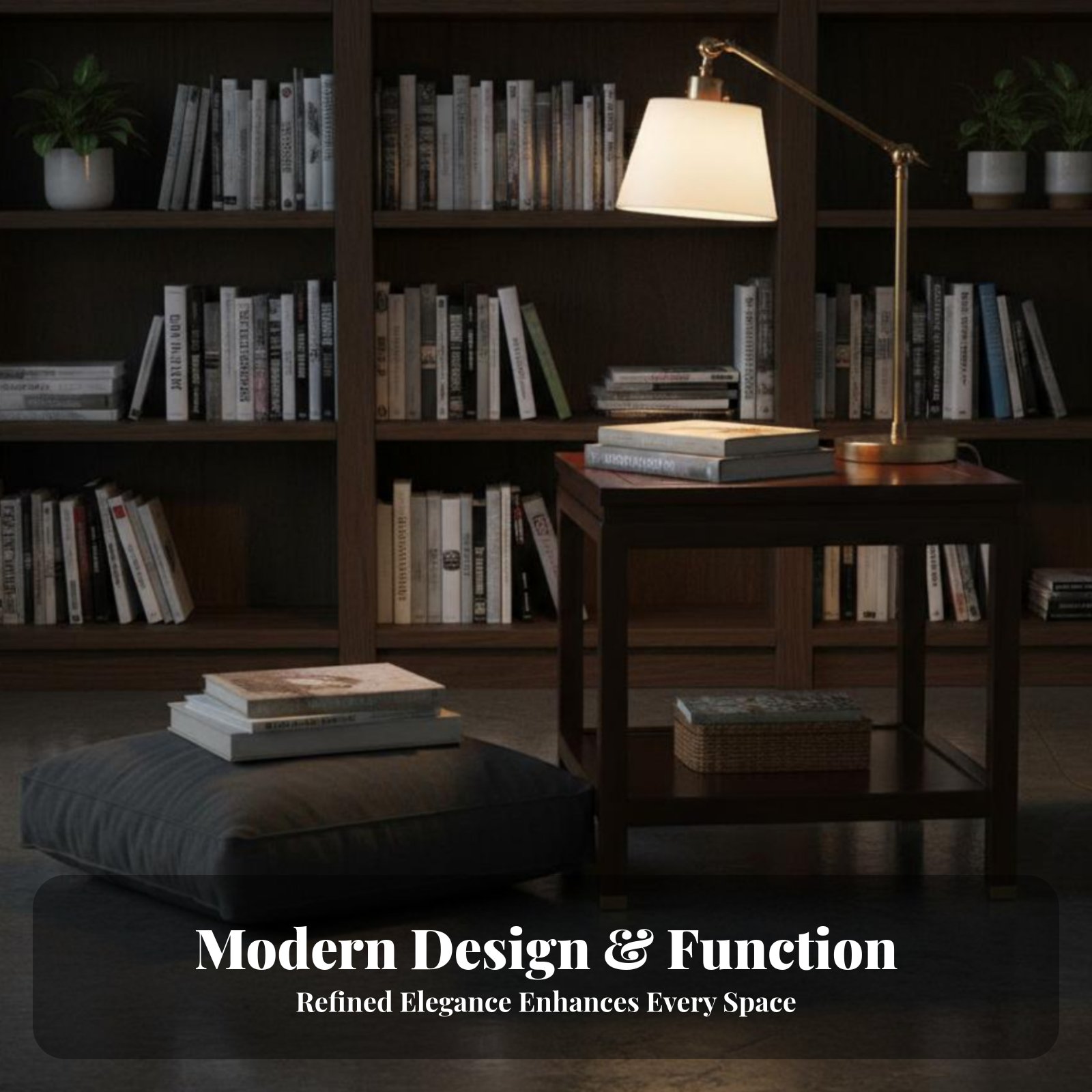 Dual-Level Square Table Minima - Interior Design Modern ulasan dan harga