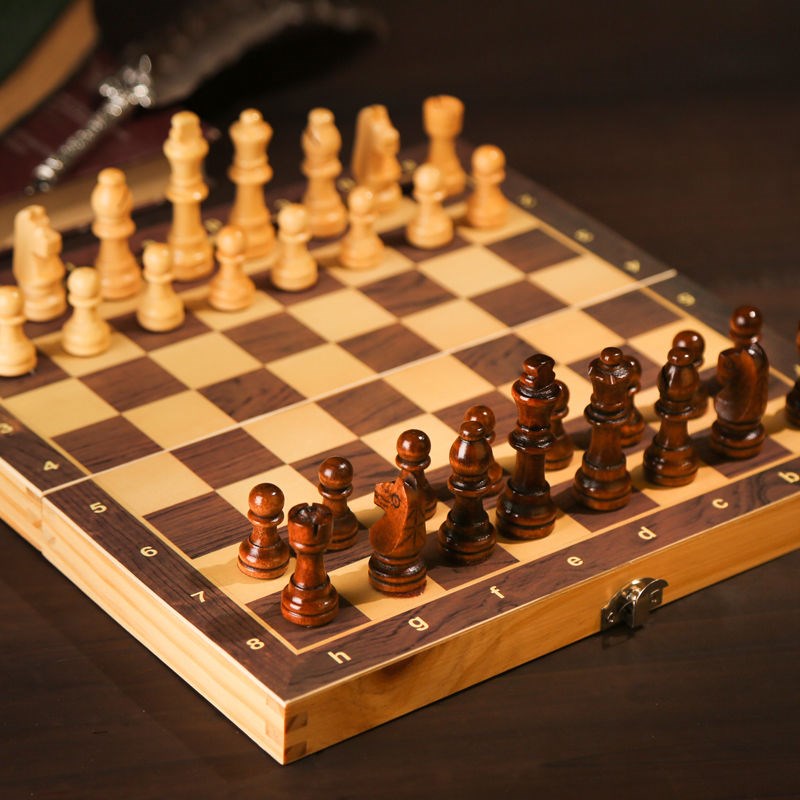 Magnetic Wooden Folding Chess  - Interior Design Handbook ulasan dan harga