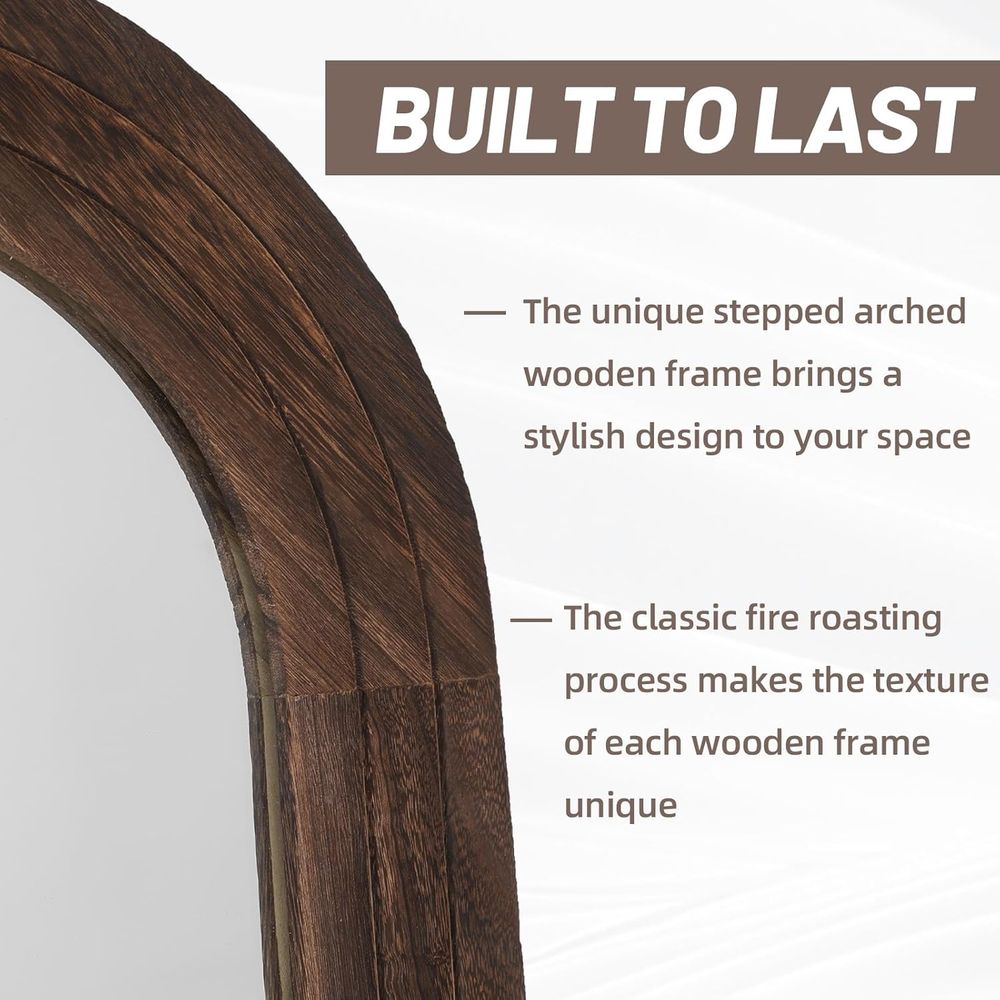 Arched ull Length Mirror with  - Arch Mirror Leaning ulasan dan harga
