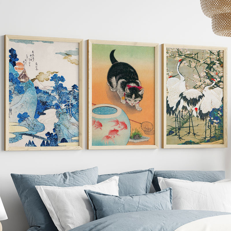 Japanese Katsushika Hokusai Ca - Interior Design Modern ulasan dan harga