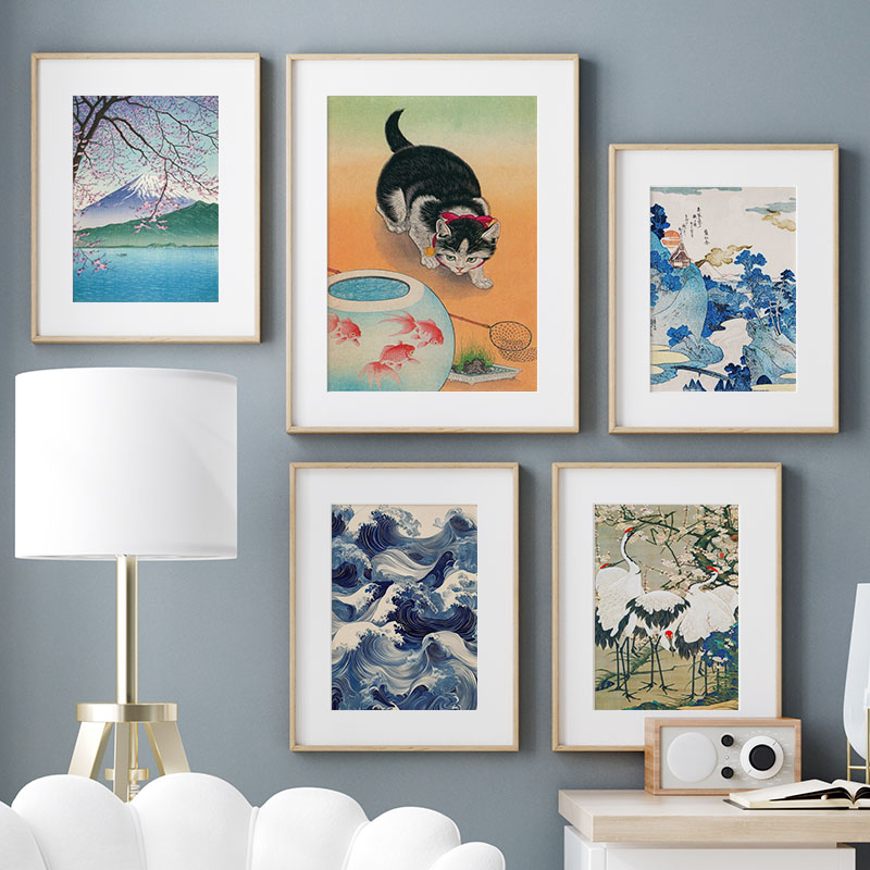 Japanese Katsushika Hokusai Ca - Interior Design Modern ulasan dan harga
