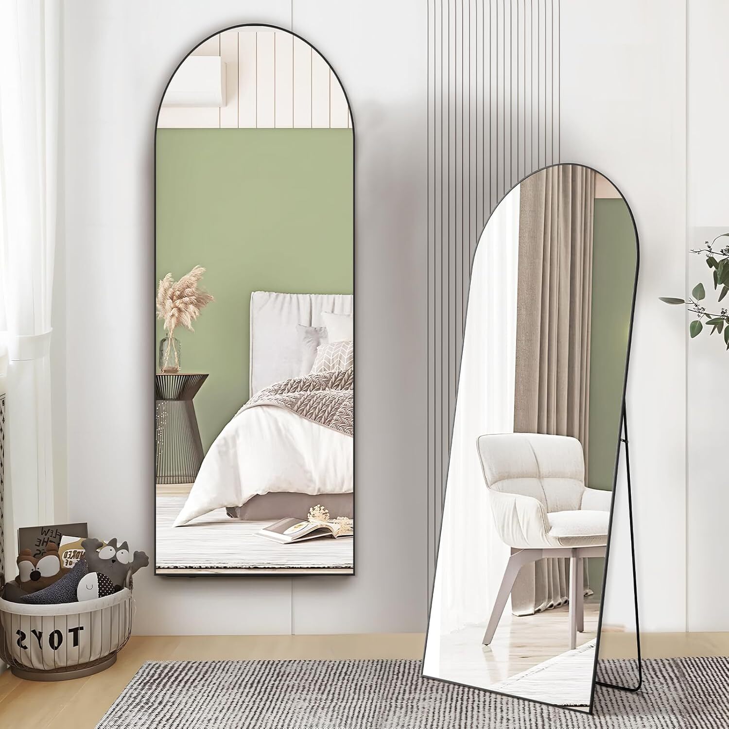 Standing Arched Mirror Full Le - Arch Mirror Leaning ulasan dan harga