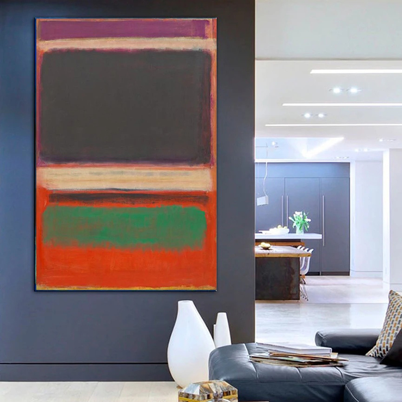 Wall Decor, Mark Rothko Poster - Interior Design Modern ulasan dan harga