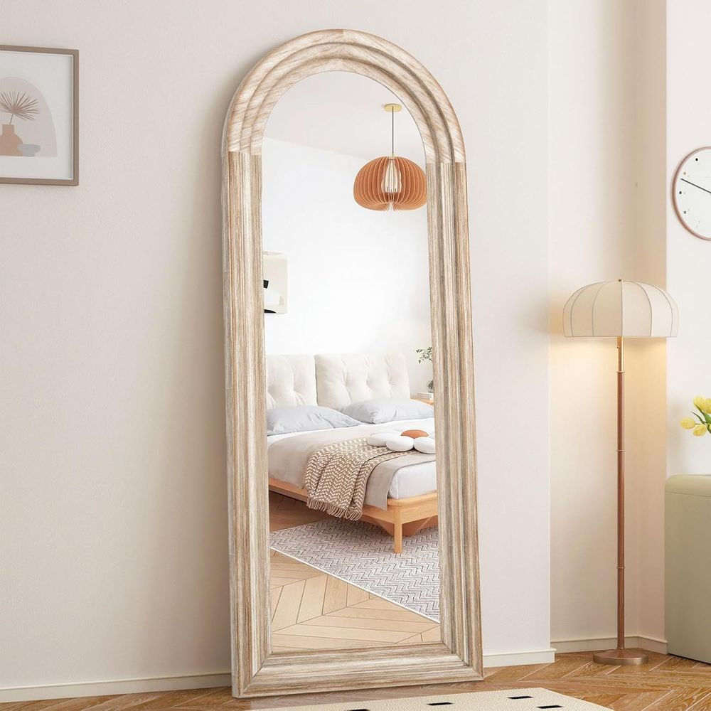 Arched ull Length Mirror with  - Arch Mirror Leaning ulasan dan harga
