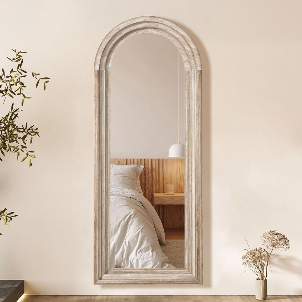 Arched ull Length Mirror with  - Arch Mirror Leaning ulasan dan harga