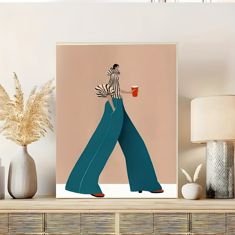 Fashionable Blue Pants Woman P - Interior Design Modern ulasan dan harga